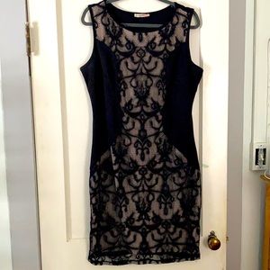 Black lace dress